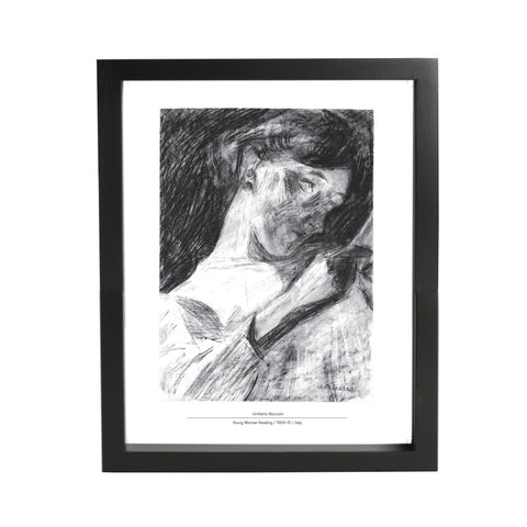 Woman Reading Book Print