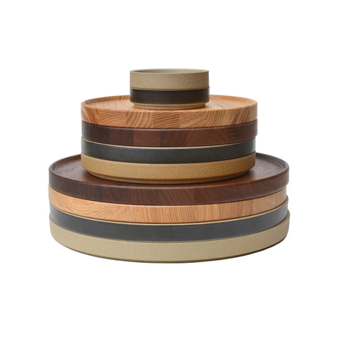 Hasami Brown Plate 3-1/3" HP001