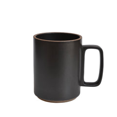 Large Black Hasami Porcelain Mug 15 oz