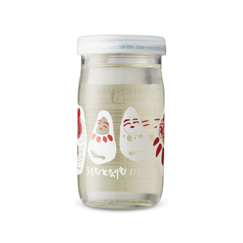 Nishinoseki Daruma Tokubetsu Junmai One Cup Sake (Six Pack BTL 180ml)
