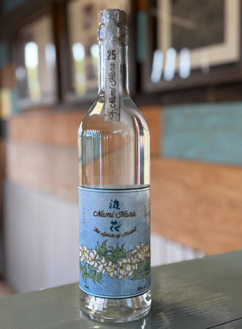 Nami Hana Batch #25 Plumeria Lei Label (BTL 750ml)