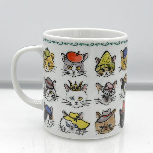 Cats in Hats Mug with Lid