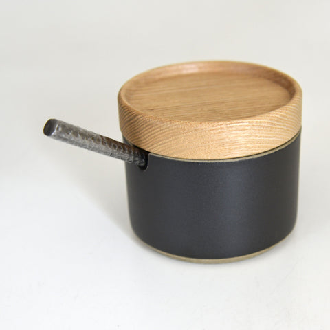 Hasami Sugar Pot Black HPB017