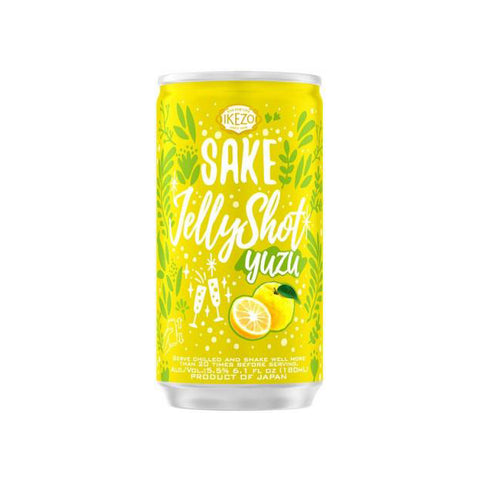 Ikezo Yuzu Sparkling Jelly Sake (Six Pack CAN 180ml)