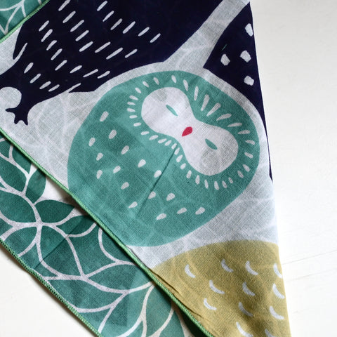 Kokage Yasumi Owl Furoshiki