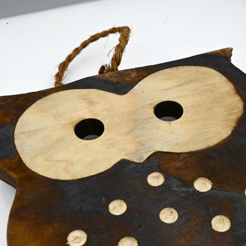 Wooden Owl Trivet