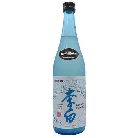 Rihaku "Dreamy Clouds" Tokubetsu Junmai Nigori Nama Sake (BTL 720ml)