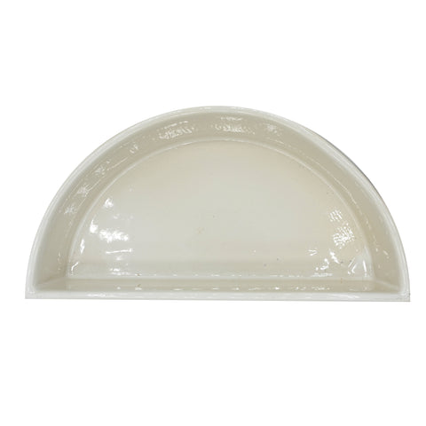 Half Moon White Vase