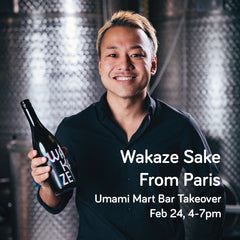 UM Bar Takeover: Wakaze Sake from Paris