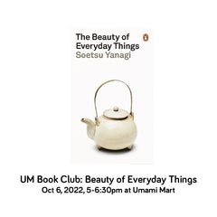 UM Club: Beauty of Everyday Things by Soetsu Yanagi
