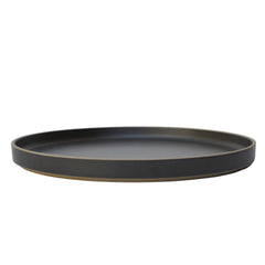 Hasami Porcelain Black Plate 10"