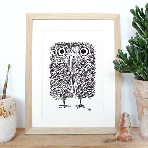 Studio Arhoj Baby Owl Art Print