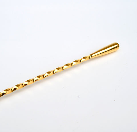 24K Gold Teardrop Barspoon