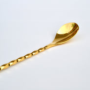 24K Gold Teardrop Barspoon