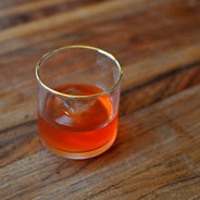 7 oz Medium Gold Circle Glass (6-Pack)