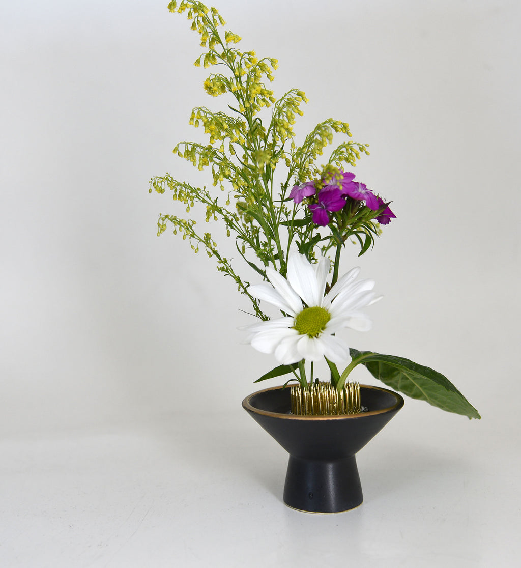 Japanese Ikebana Vase with Holes for Flowers – Floral Supplies Store