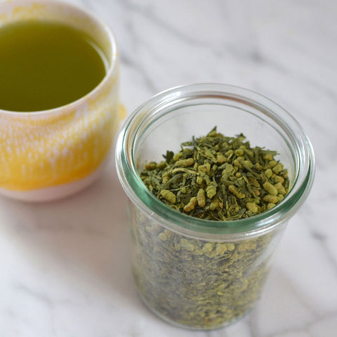 Organic Japanese Genmaicha Matcha Blend
