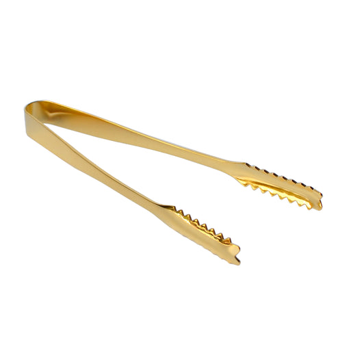 Japanese Gold-Plated Jagged Grip Ice Tongs