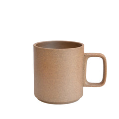 Medium Hasami Porcelain Brown Mug 13 oz