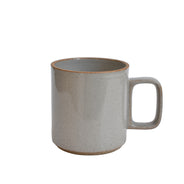 Medium Hasami Porcelain Gloss Gray Mug 13 oz
