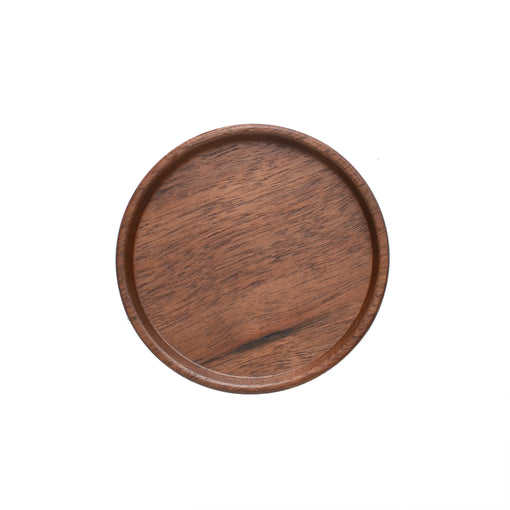 Hasami Porcelain Walnut Wood Tray 3-1/3"
