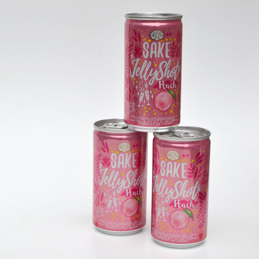 Ikezo Peach Sparkling Jelly Sake (Six Pack CAN 180ml) – Umami Mart