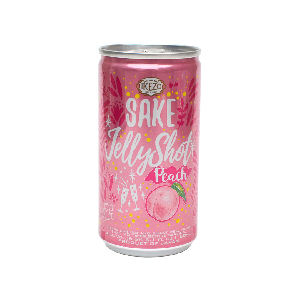 Ikezo Peach Sparkling Jelly Sake (Six Pack CAN 180ml