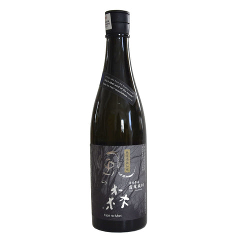 Kaze No Mori Black "Wind of the Woods" Tsuyuhakaze 807 Junmai Muroka Nama Genshu Sake (BTL 720ml)