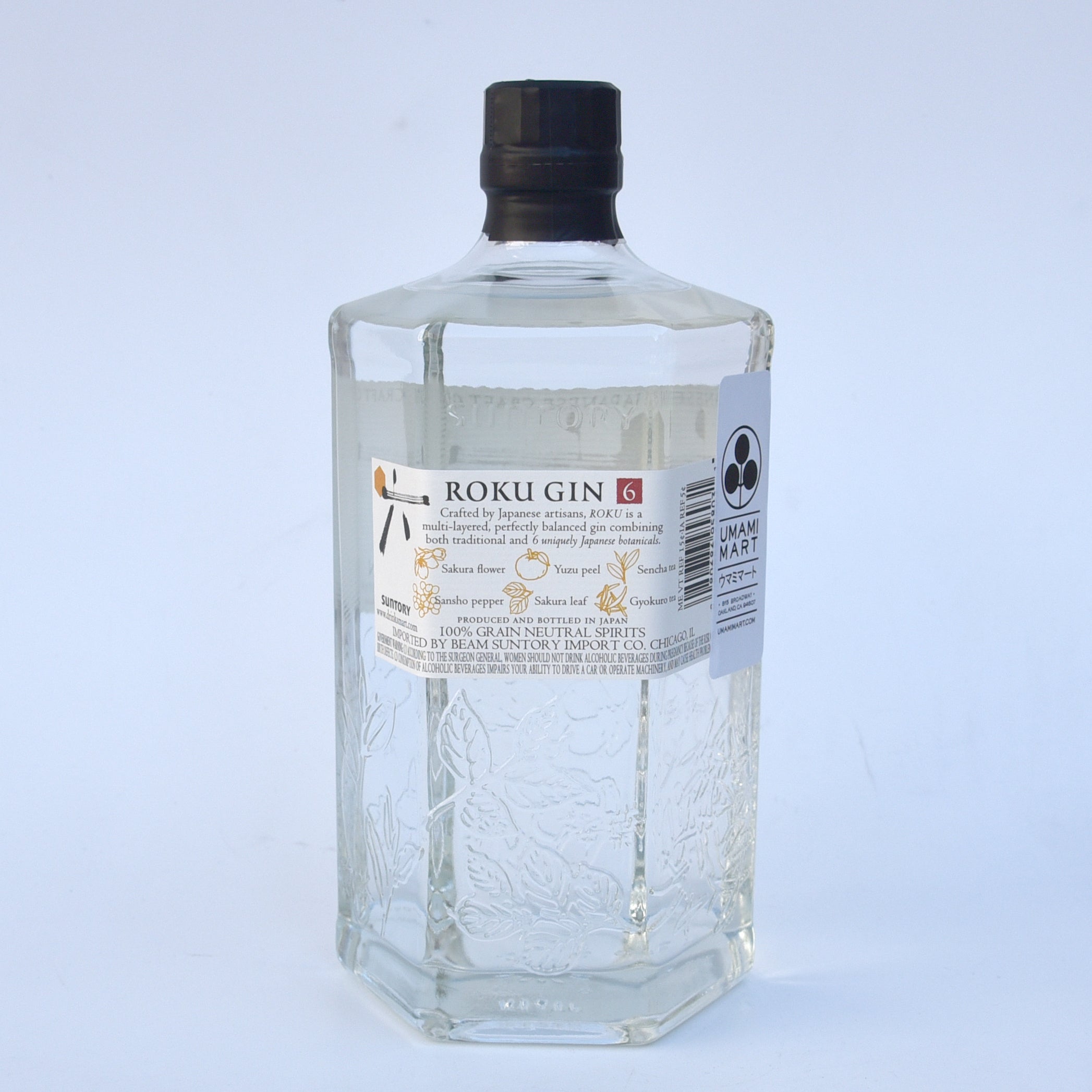 Suntory Roku Japanese Botanical Gin (BTL 750ml) – Umami Mart